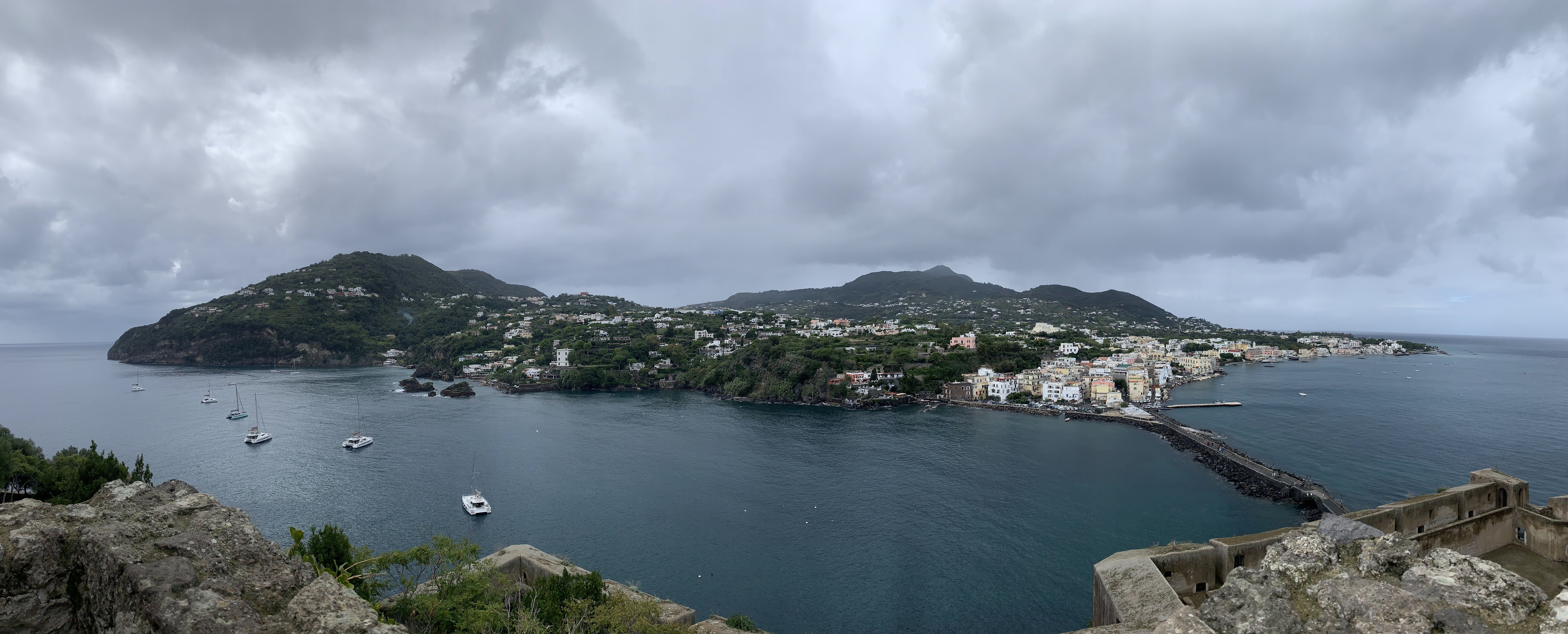 View from the castello